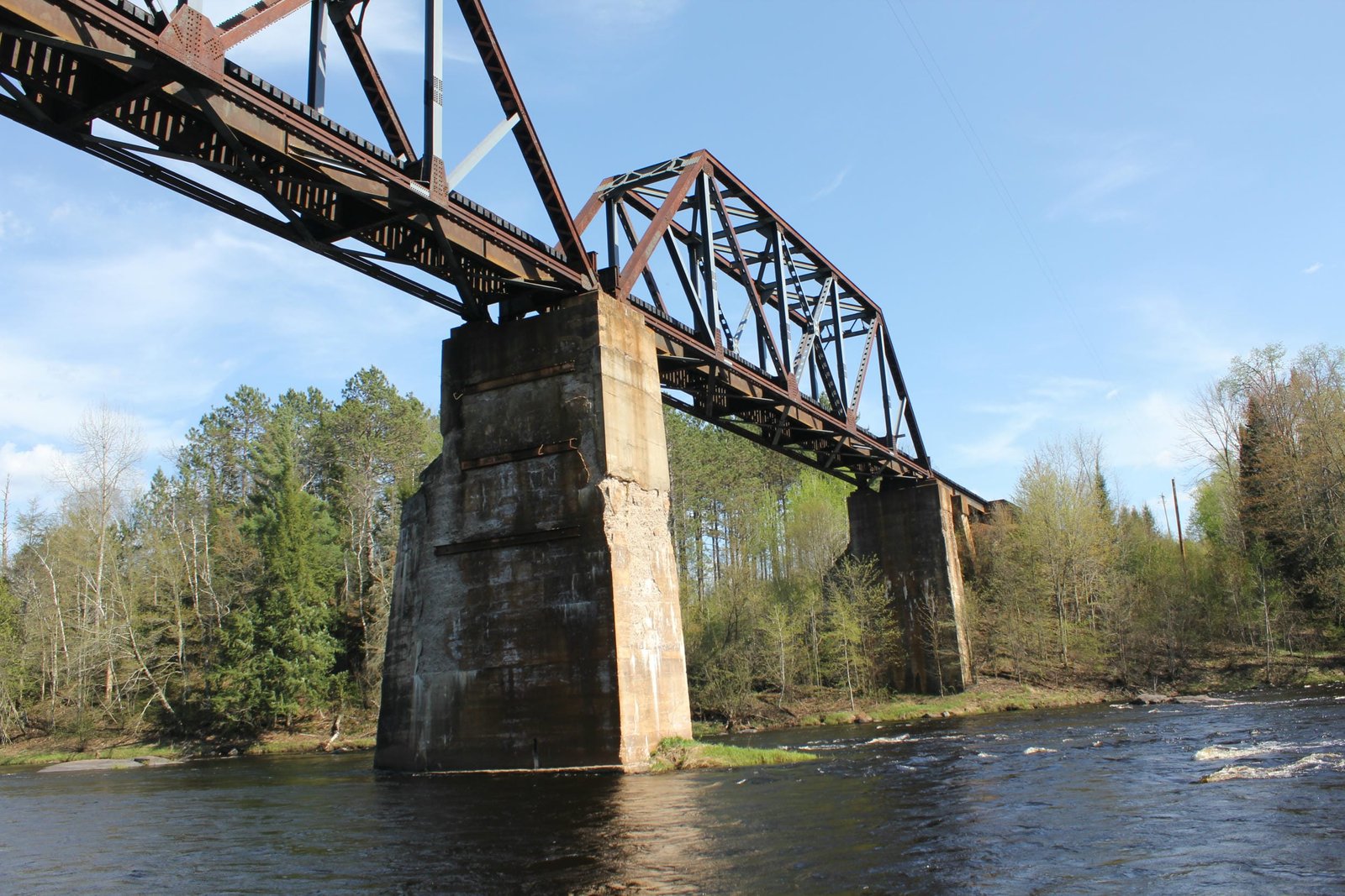 Looking south